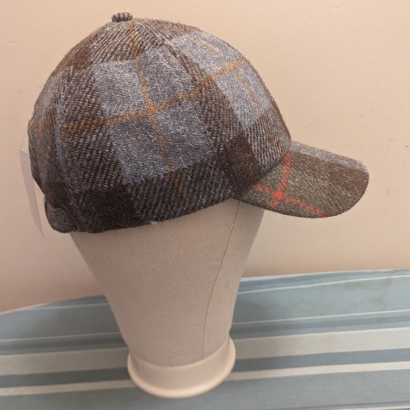 McCloud Tartan Tweeds Harrison Tweed Baseball Cap - One Size - Unisex - Picture 2 of 8
